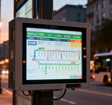 工業(yè)顯示器在在公交電子站牌中的應(yīng)用